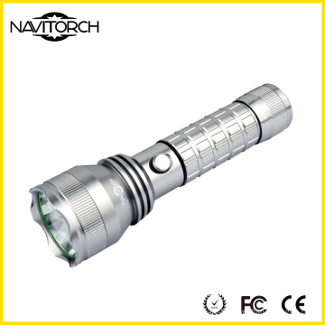 Zweimal Laufzeit 26650 Akku wiederaufladbare Aluminium LED Taschenlampe (NK-2662)
